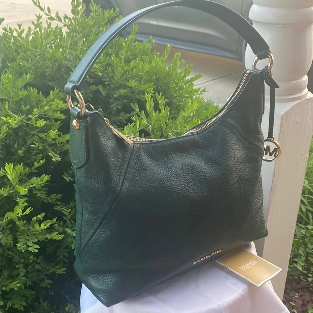 💚💚Michael Kors gorgeous Sienna 🍏🍏💚convertible shoulder bag - Picture 3 of 17